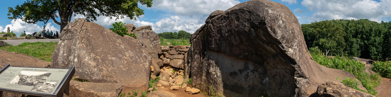 friends.jpg Devil's Den at Gettysburg